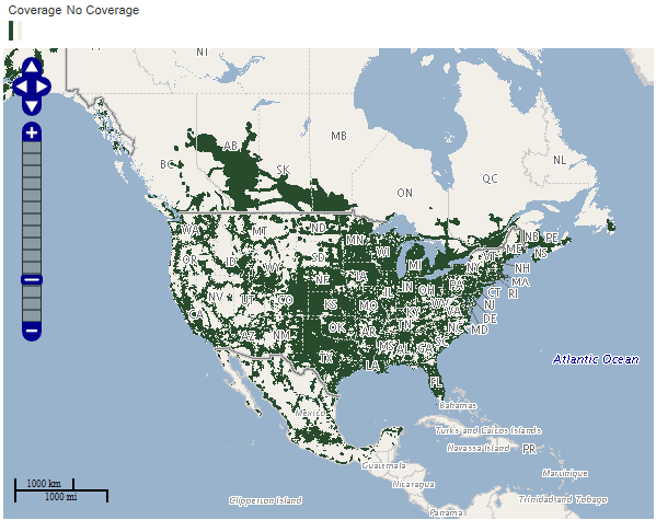 coverage map