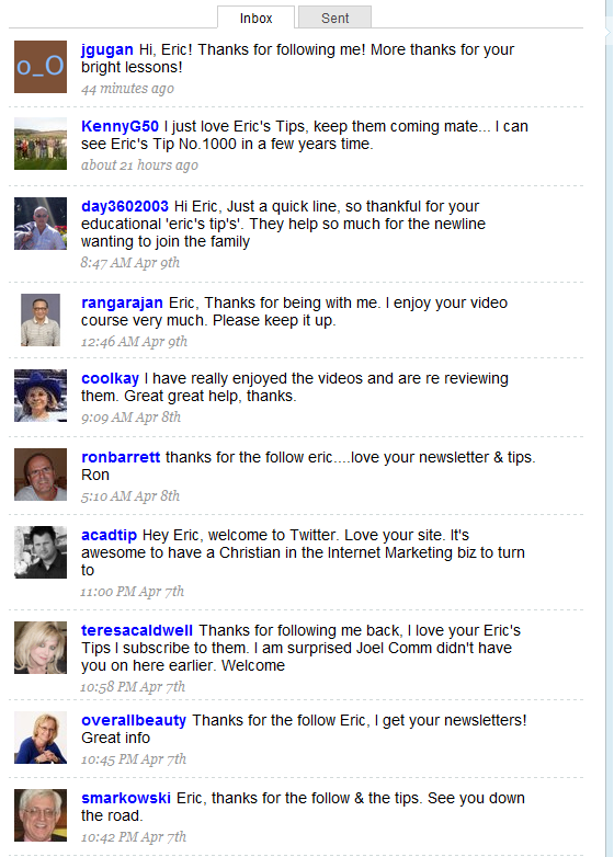 more twitter comments